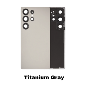 Samsung Galaxy S25 Ultra 5G Back Cover Glass With Camera Lens (Titanium Gray)