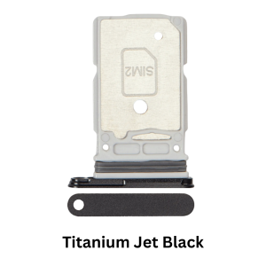 Dual SIM Tray for Galaxy S25 Ultra Titanium Jet Black