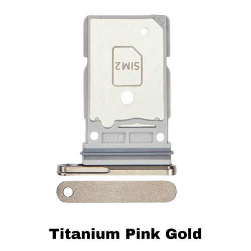 Samsung Galaxy S25 Ultra Dual SIM Card Tray Titanium Pink Gold
