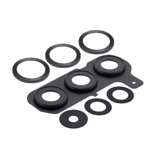 All parts of Galaxy S25 Plus back camera lens with bezel ring