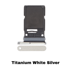 Samsung Galaxy S25 Ultra Single Sim Card Tray Titanium White Silver