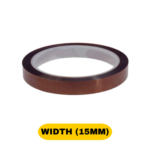 Heat Resistant Kapton Tape 15 mm × 22 m roll