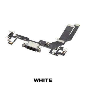 iPhone 16e 17e Charging Port Flex Cable White