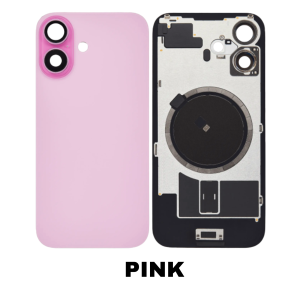 iPhone 16 back glass Pink no logo MagSafe magnet