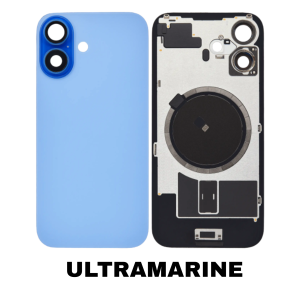 iPhone 16 back glass Ultramarine no logo MagSafe magnet