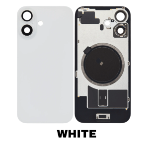 iPhone 16 back glass White no logo MagSafe magnet