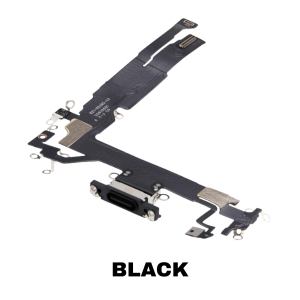 iPhone 17 charging port flex cable Aftermarket Plus Black