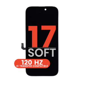 iPhone 17 OLED assembly Aftermarket Plus Soft 120Hz