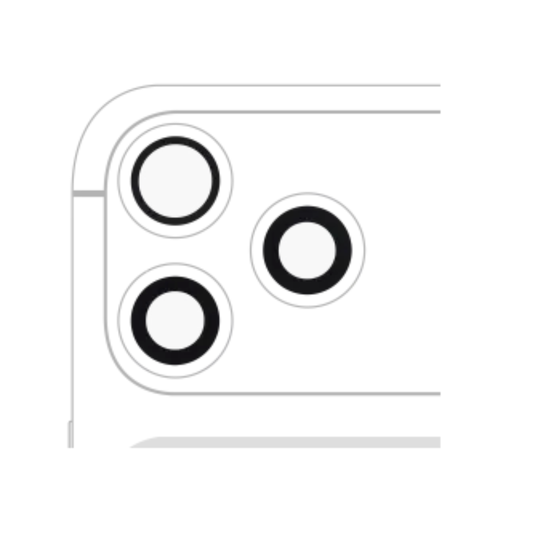 iPhone 17 Pro camera lens glass with adhesive 3 piece set