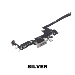 iPhone 17 Pro port flex replacement in Silver