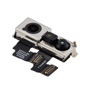 iPhone Air front-facing camera module close-up